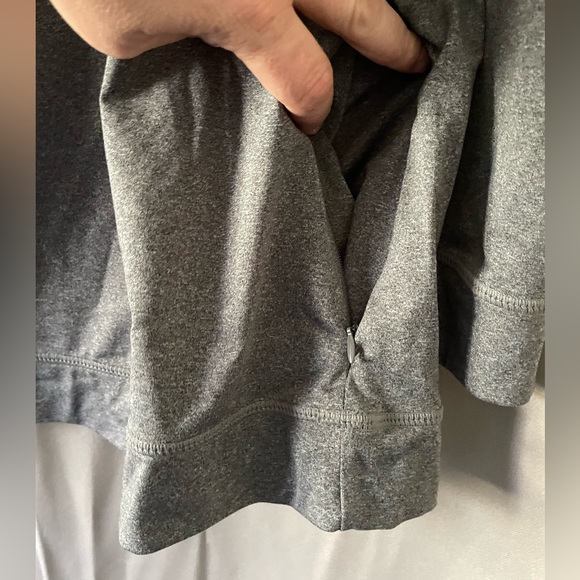 Cooperstown Dreams Park long-sleeved gray quarter-zip pullover zip side pockets - Picture 7 of 13